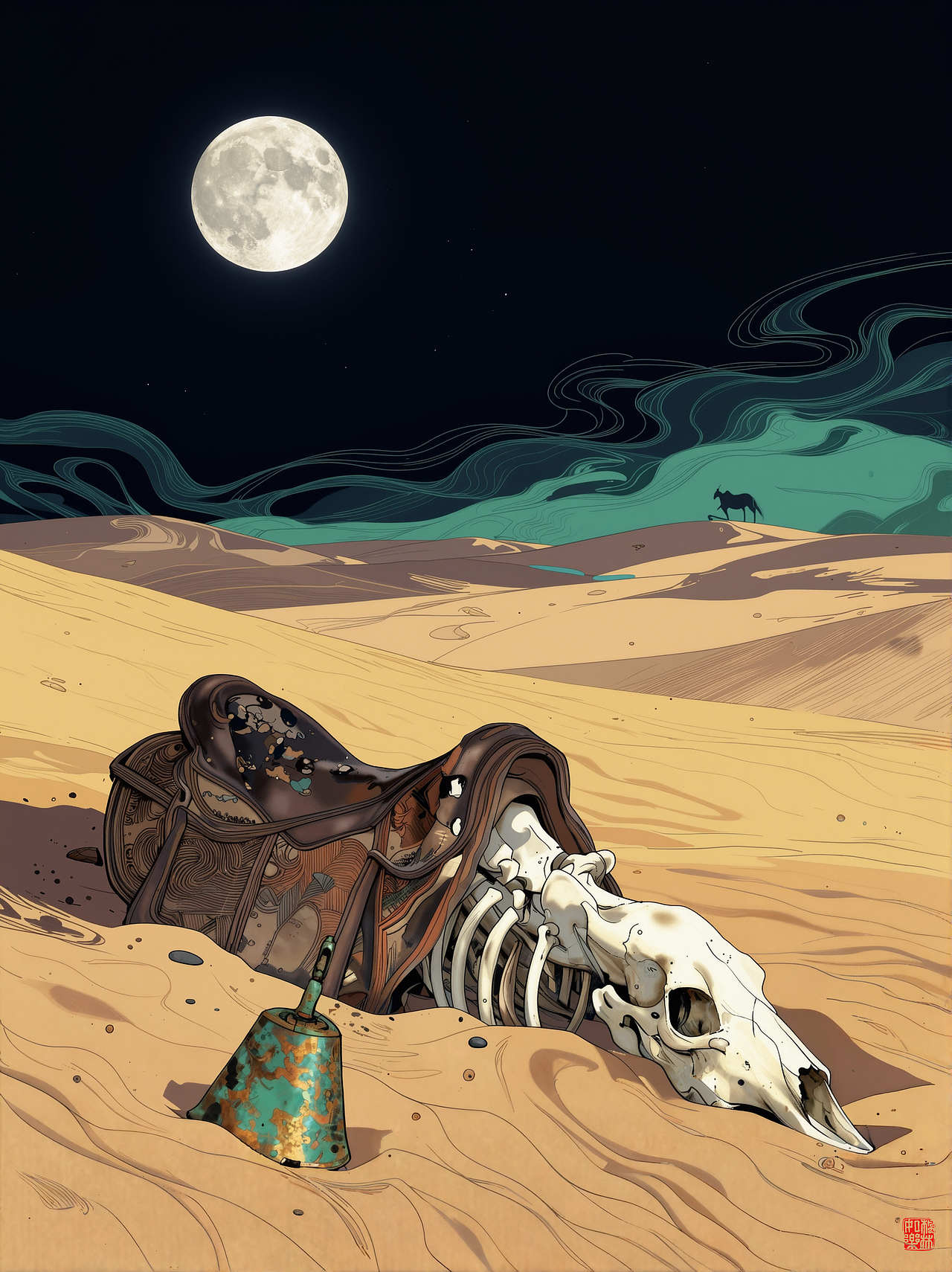 荒野马魂（图ZNDAyMTM2MzQw） - AI作品 - 站酷设计师FenglinMelos2006原创素材 - 站酷ZCOOL