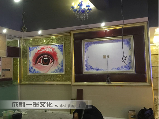 酒店墙绘，ktv墙绘