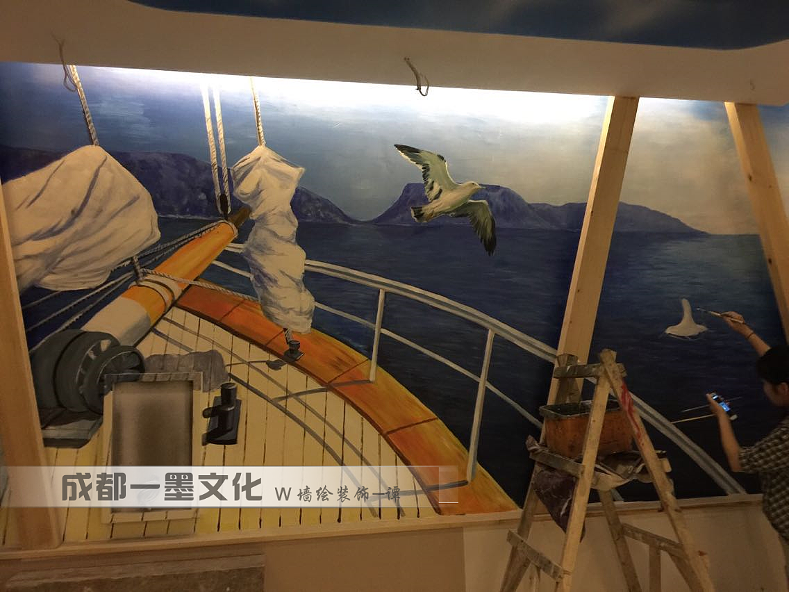 酒店墙绘，ktv墙绘（图ZNDAyMTQwNTY4） - 绘画 - 站酷设计师新农村壁画原创素材 - 站酷ZCOOL