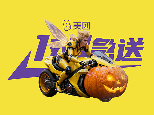 美团外卖1对1急送-这单，灰姑娘变公主（个人主页-ZNzMxMDc2NDQ=） - AI作品 - 站酷设计师yuexinnan原创素材 - 站酷ZCOOL