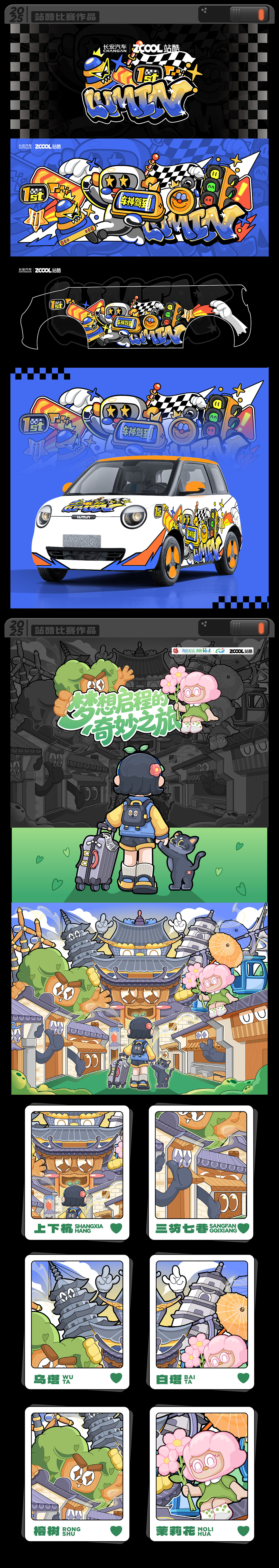 2025插画年终总结（图ZNDAyMTQ0MTI0） - 创作习作 - 站酷设计师柒DD原创素材 - 站酷ZCOOL