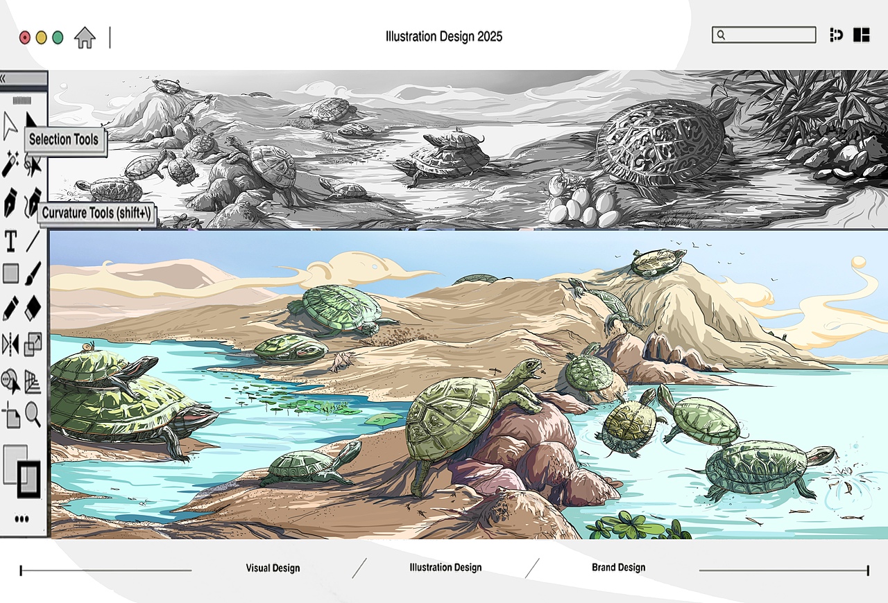 我的个人插画作品集4（已完结）（图ZNDAyMTYzMTM2） - 商业插画 - 站酷设计师中胡子原创素材 - 站酷ZCOOL