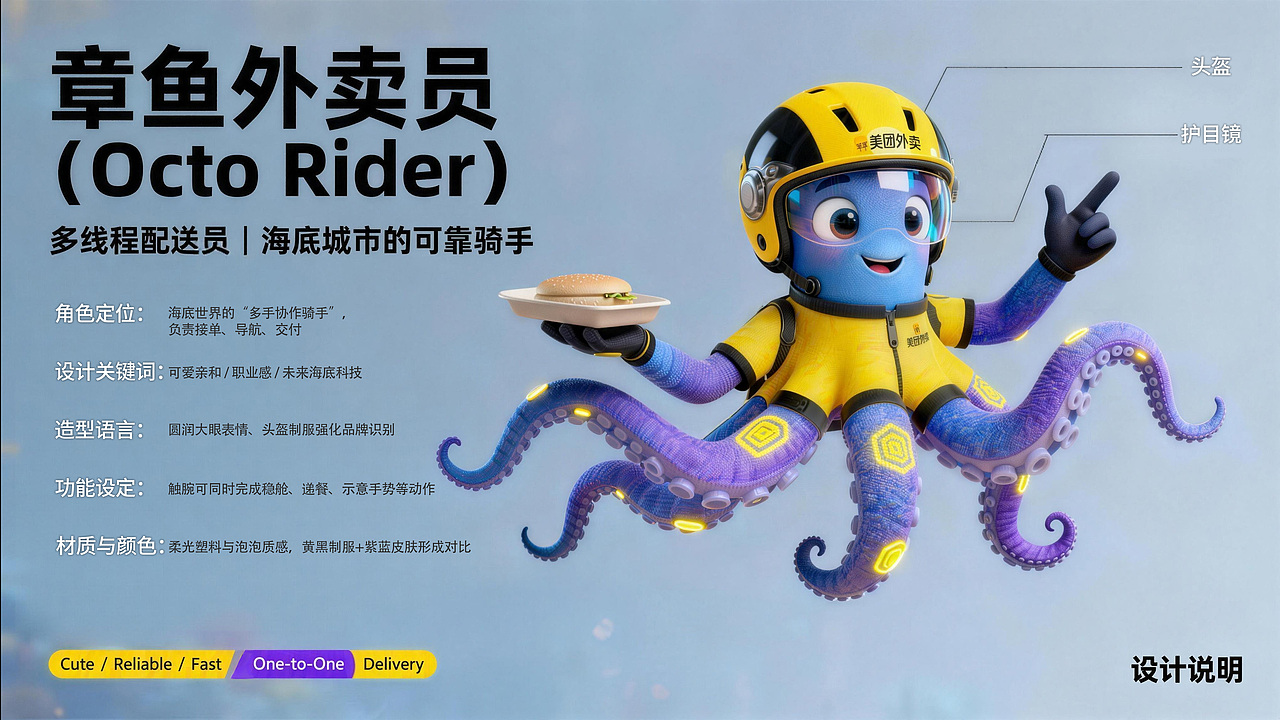 这一单，鲸背 | 美团外卖，1对1急送（图ZNDAyMTc2Mzg0） - AI作品 - 站酷设计师小晓东啊原创素材 - 站酷ZCOOL