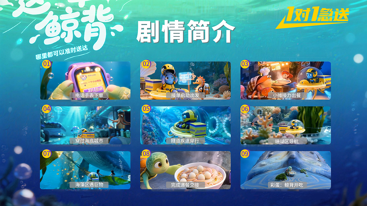 这一单，鲸背 | 美团外卖，1对1急送（图ZNDAyMTc2NDAw） - AI作品 - 站酷设计师小晓东啊原创素材 - 站酷ZCOOL