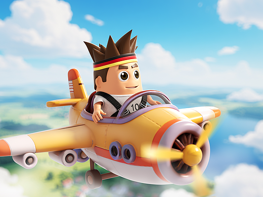 开飞机的足球小子保罗