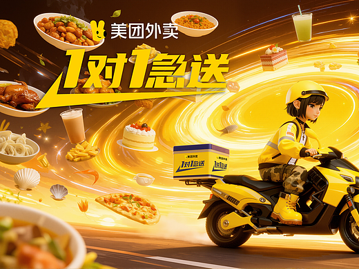 美团外卖1对1急送 | 马良的神笔都服了！