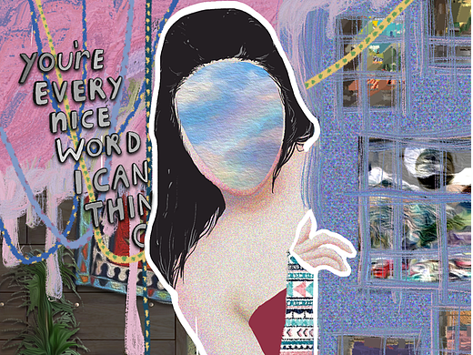 梦核游乐园 丨系列实验插画