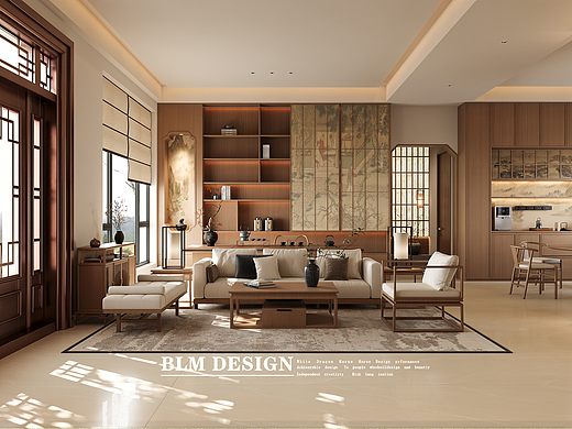 宋式美學（個人主頁-ZNzMxMTEyMDg=） - 家裝設計 - 站酷設計師白龍馬效果圖孫孫原創(chuàng)素材 - 站酷ZCOOL