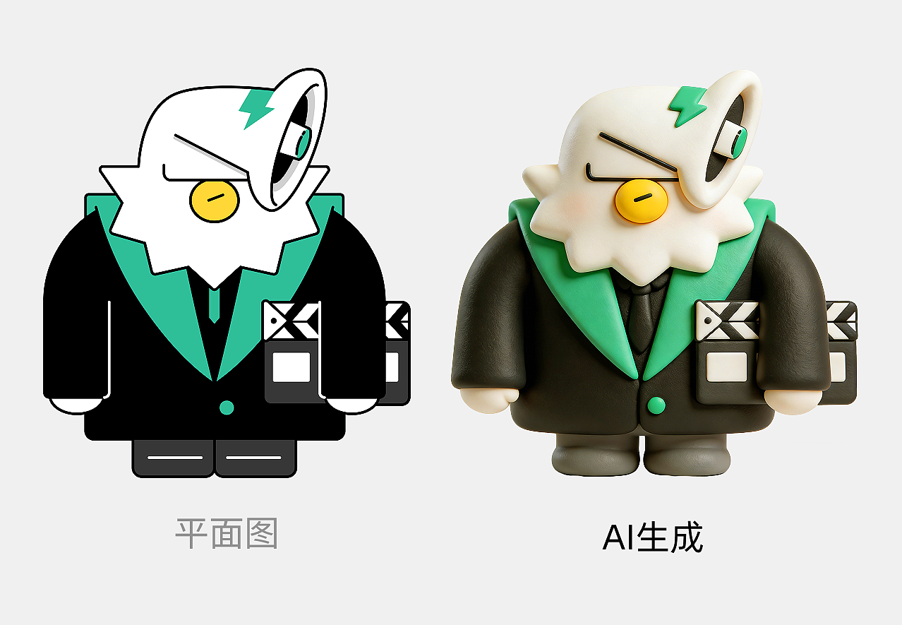 加班到凌晨，老板还说我的设计有AI味，我都不想干了！（图ZNDAyMTg1MjE2） - AI作品 - 站酷设计师菜心轻量文原创素材 - 站酷ZCOOL