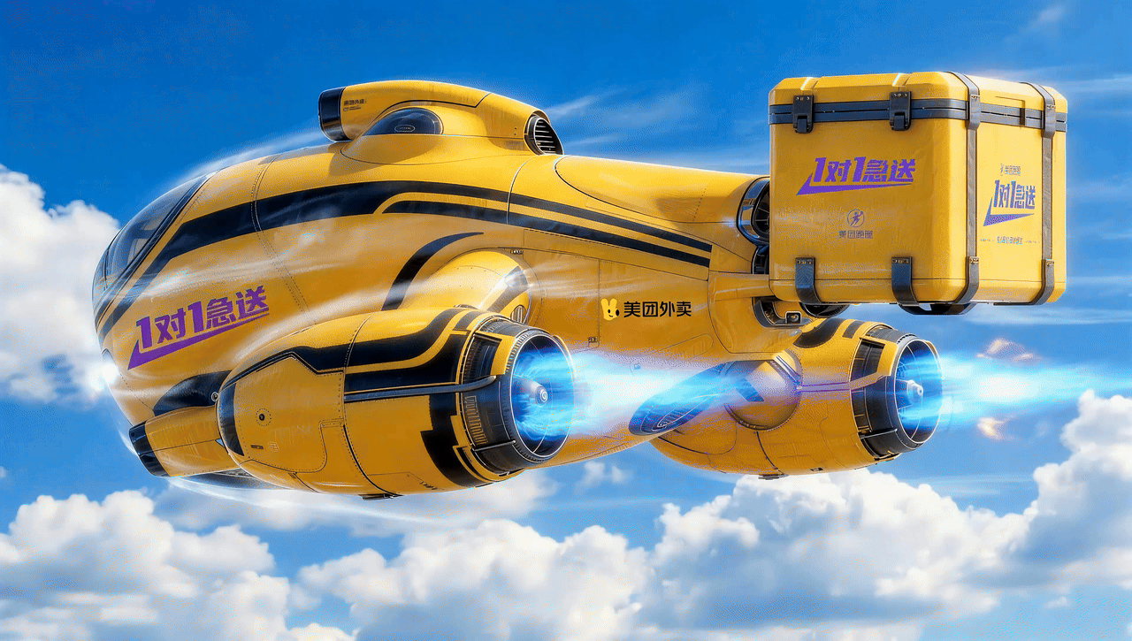 美团外卖1对1急送（图ZNDAyMTg3NDA0） - AI作品 - 站酷设计师圆末原创素材 - 站酷ZCOOL