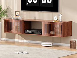 Hommpa 实木电视柜_Blender产品动画