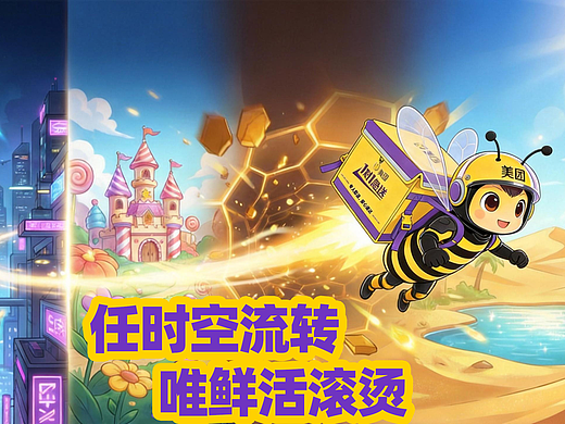 任时空流转，唯鲜活滚烫-美团外卖1对1急送