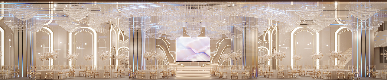 宴会厅效果图（图ZNDAyMTk3ODky） - 酒店餐饮设计 - 站酷设计师设计雪雪子原创素材 - 站酷ZCOOL