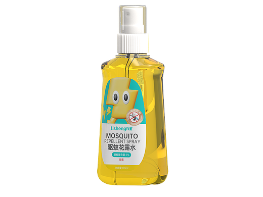 力圣驱蚊液详情页主图建模渲染一整套