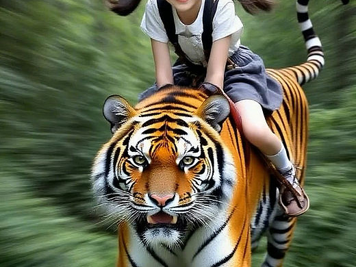 视频（骑老虎）