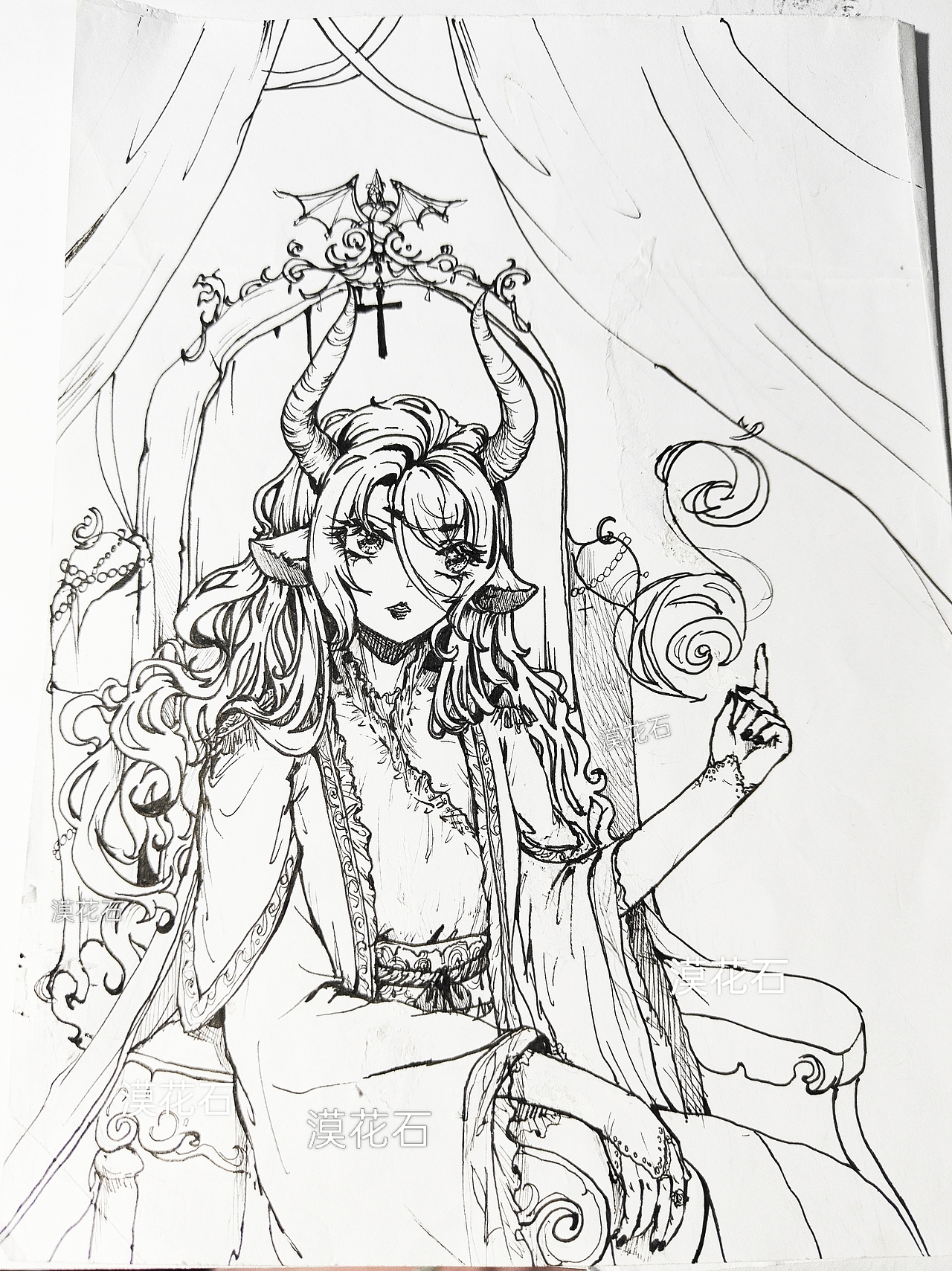 小女王（图ZNDAyMjE2NzEy） - 创作习作 - 站酷设计师漠花石原创素材 - 站酷ZCOOL