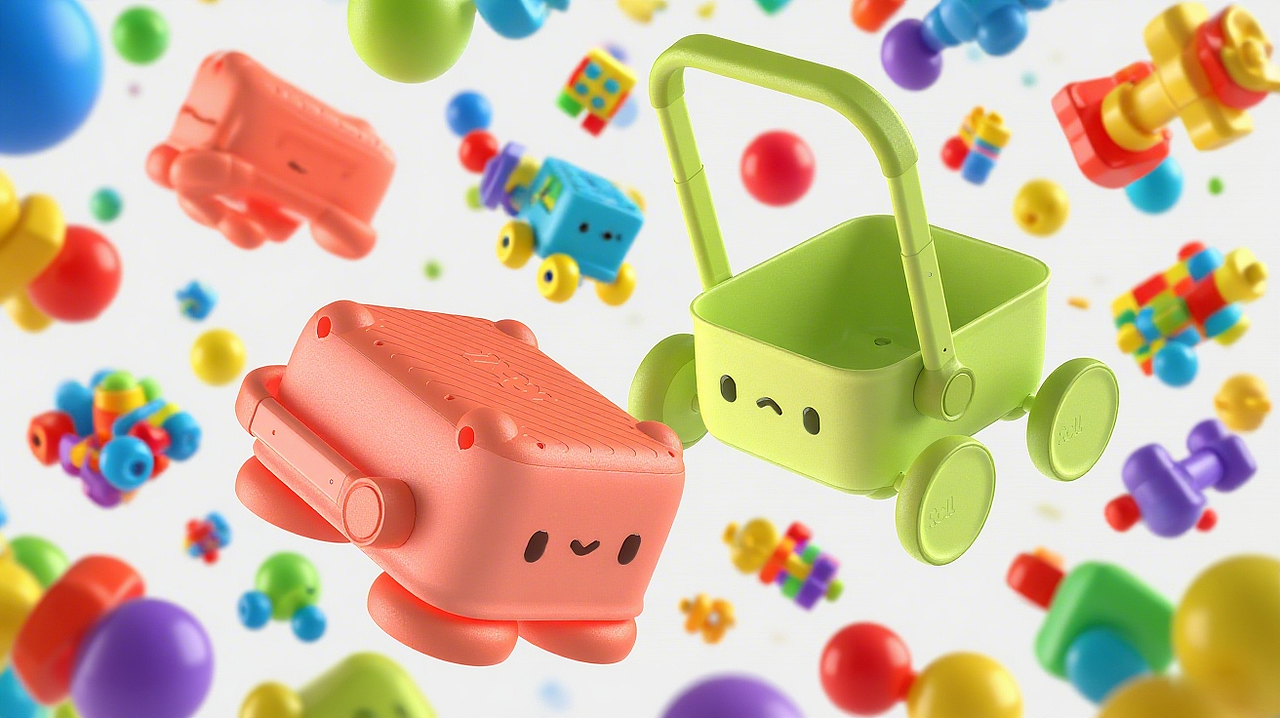 四轮助步小推车—哈士奇设计（图ZNDAyMjE3MDk2） - 玩具 - 站酷设计师广州哈士奇设计原创素材 - 站酷ZCOOL