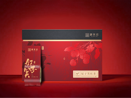 御茶岩・妃子笑红茶 | 东方雅韵以礼传情的茶包装设计