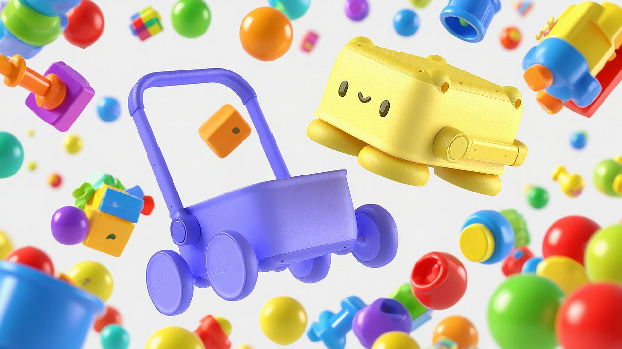 四轮助步小推车—哈士奇设计（图ZNDAyMjE4MjY4） - 玩具 - 站酷设计师广州哈士奇设计原创素材 - 站酷ZCOOL