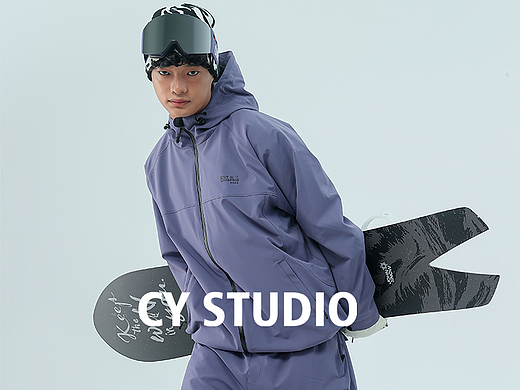 滑雪服视觉拍摄