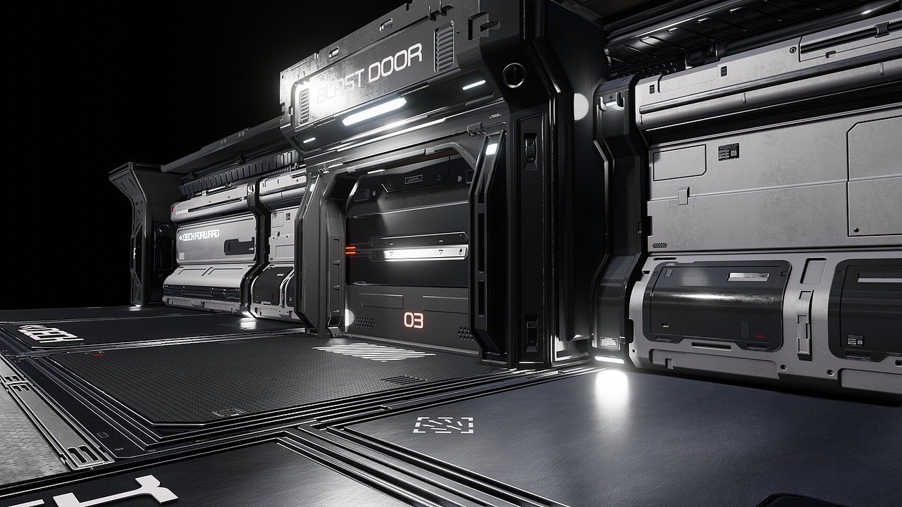 Scifi Wall（图ZNDAyMjIwNTY0） - 建筑/空间 - 站酷设计师陆一楠原创素材 - 站酷ZCOOL