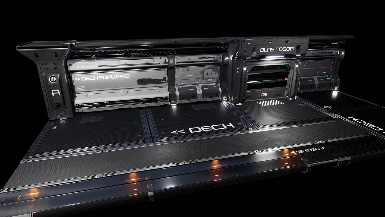 Scifi Wall（图ZNDAyMjIwNTUy） - 建筑/空间 - 站酷设计师陆一楠原创素材 - 站酷ZCOOL