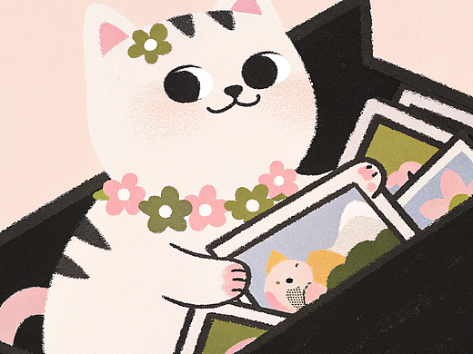 喵咪插畫練習~（個人主頁-ZNzMxMTU5NTY=） - 包裝 - 站酷設計師海鹽貝貝小屋原創(chuàng)素材 - 站酷ZCOOL