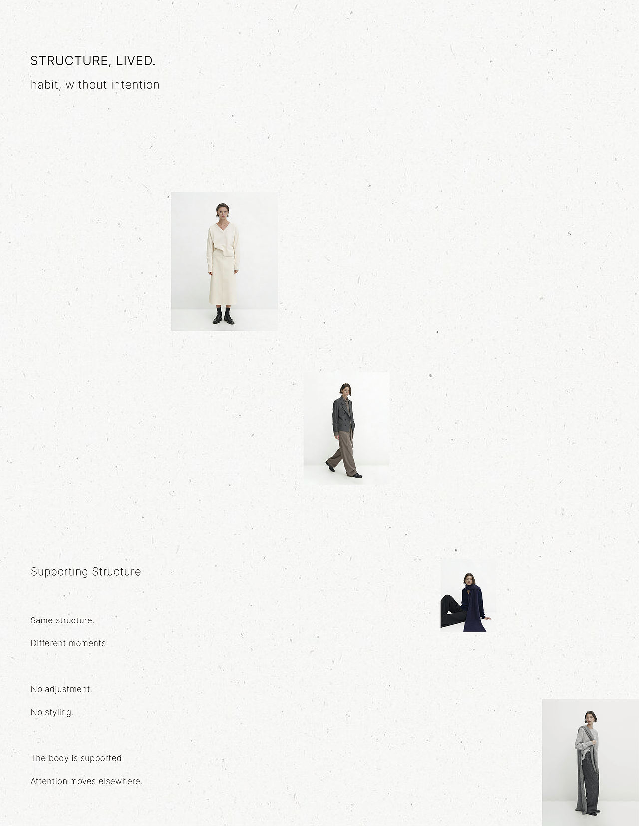 QUIET STRUCTURE|When Structure Becomes Habit(图ZNDAyMjI1MzY0) - 品牌 - 站酷设计师阿冰子原创素材 - 站酷ZCOOL