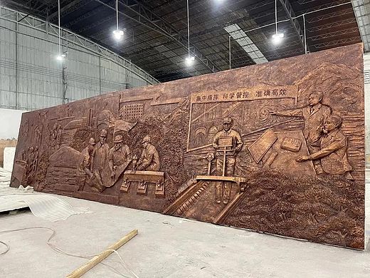 铁路博物馆浮雕设计定制