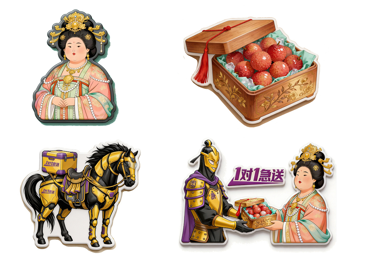 《荔枝的专属时速》（图ZNDAyMjM0MzY0） - AI作品 - 站酷设计师刘墨爻原创素材 - 站酷ZCOOL