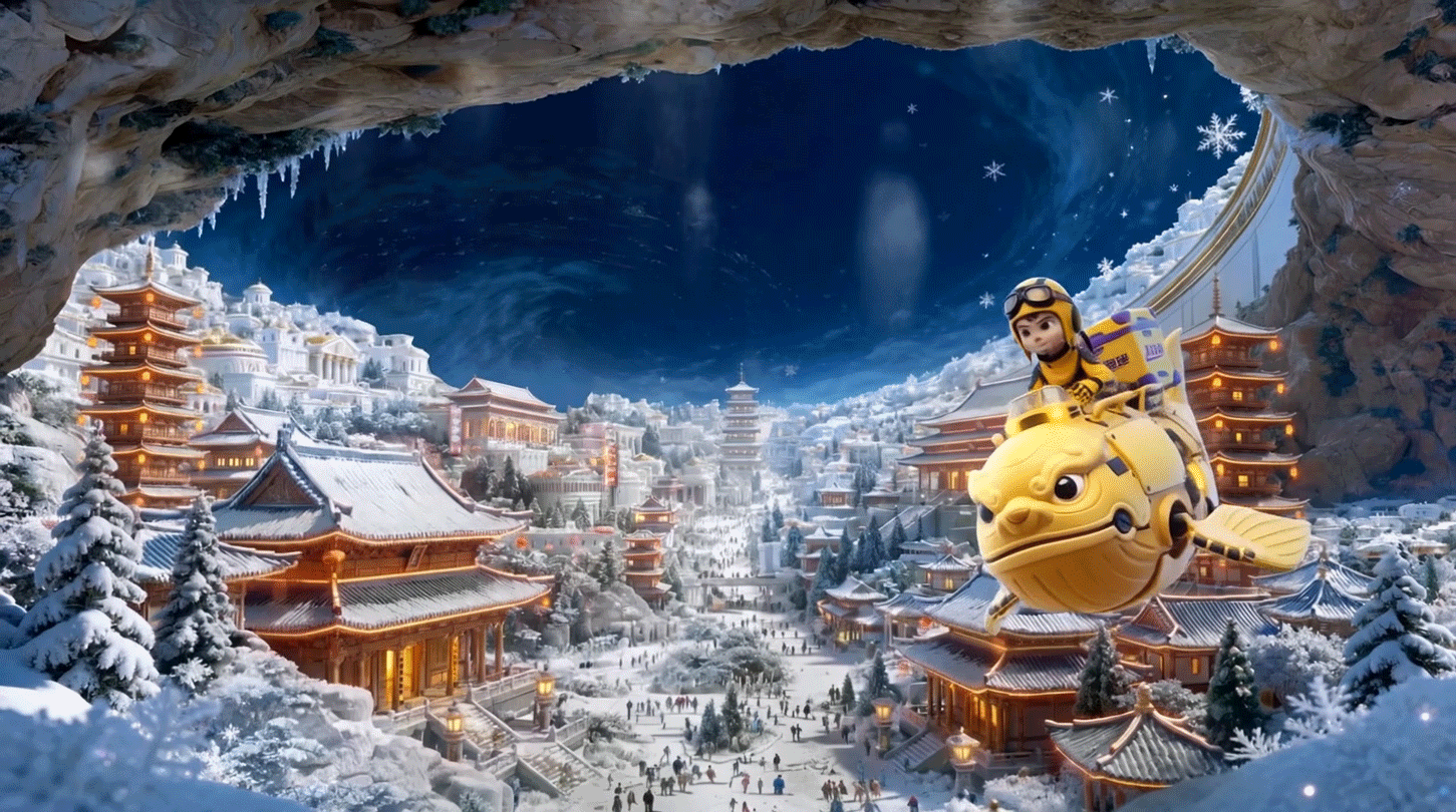 滚烫奇旅：多维星球送外卖（图ZNDAyMjM5MzI0） - AI作品 - 站酷设计师OK佩奇原创素材 - 站酷ZCOOL