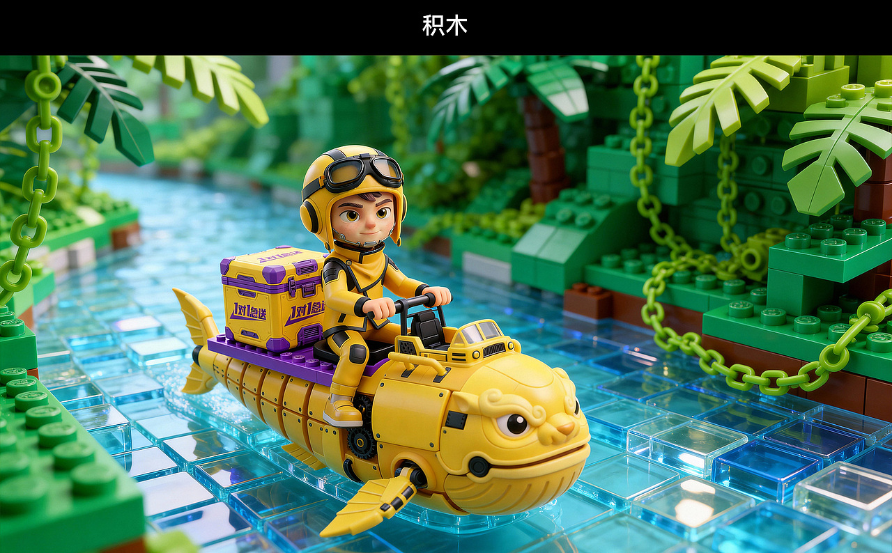 滚烫奇旅：多维星球送外卖（图ZNDAyMjM5MzYw） - AI作品 - 站酷设计师OK佩奇原创素材 - 站酷ZCOOL