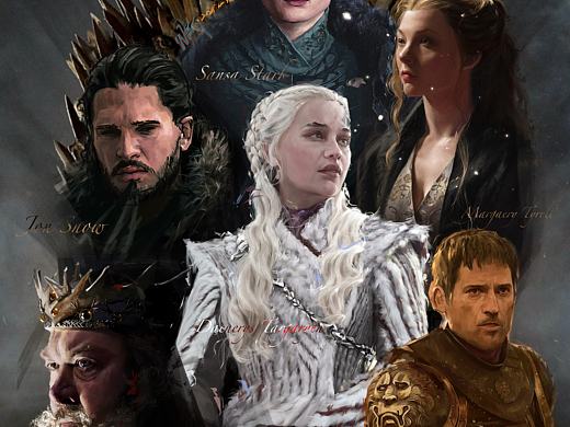 《权力的游戏》部分人物作品