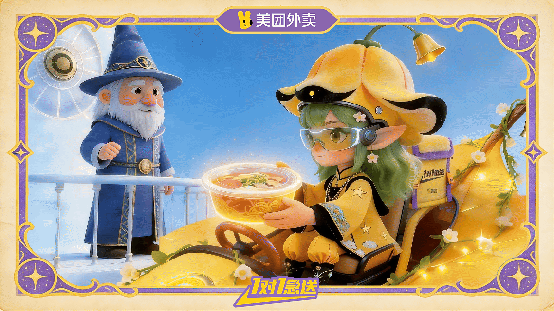 当魔法书里的时间守护者，突然馋那口热汤面（图ZNDAyMjQ2MTI4） - AI作品 - 站酷设计师Keys的大世界原创素材 - 站酷ZCOOL