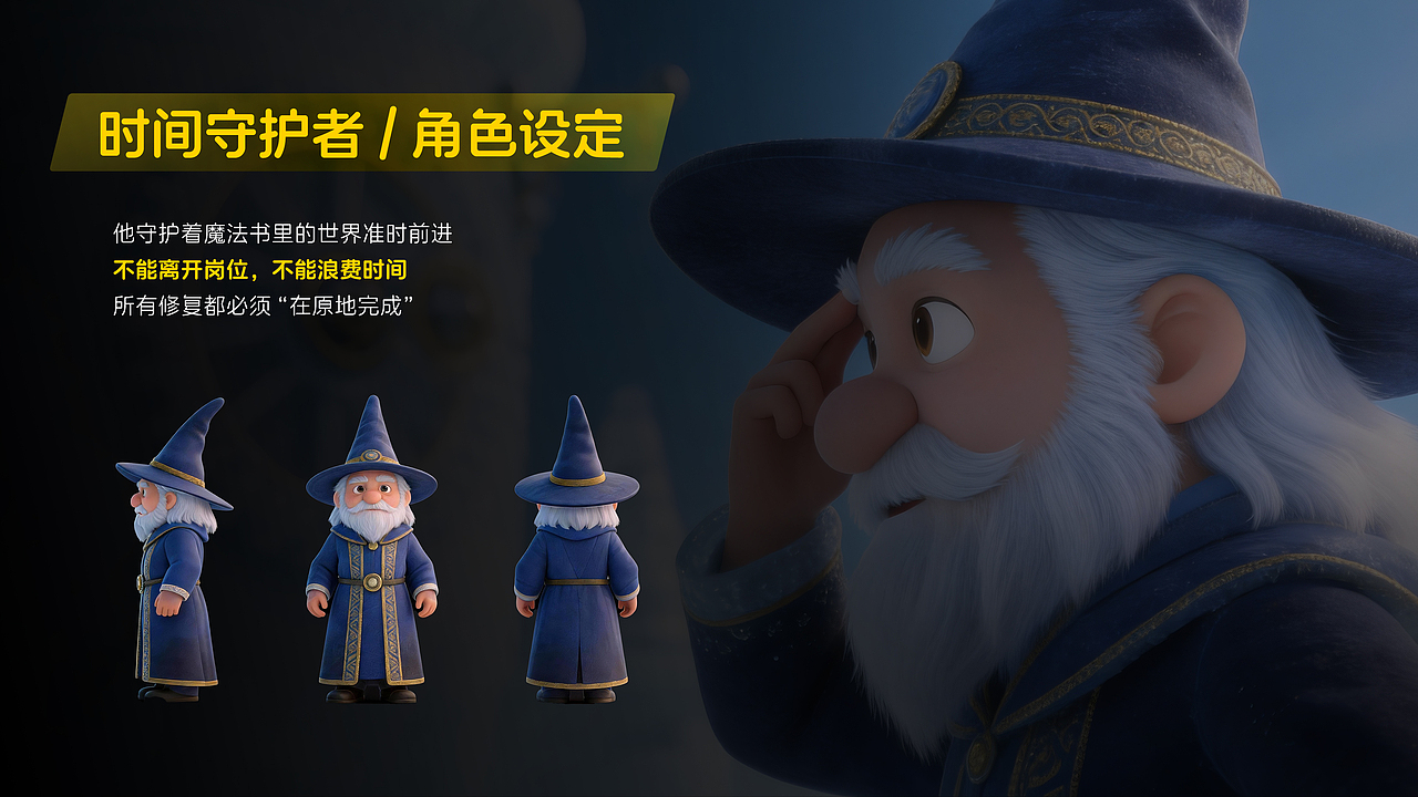 当魔法书里的时间守护者，突然馋那口热汤面（图ZNDAyMjQ2MDU2） - AI作品 - 站酷设计师Keys的大世界原创素材 - 站酷ZCOOL