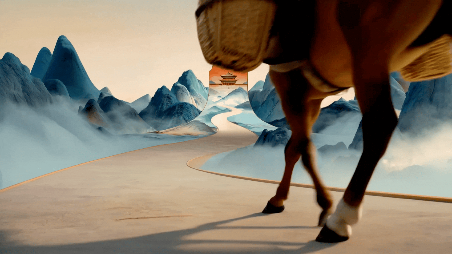 一骑红尘·跨时空急送（图ZNDAyMjQ5ODQw） - AI作品 - 站酷设计师Sahraa原创素材 - 站酷ZCOOL