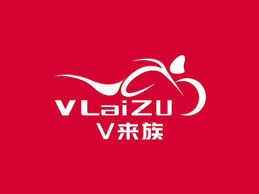 V来族摩托车logo设计
