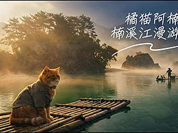 橘猫阿楠·楠溪江漫游记