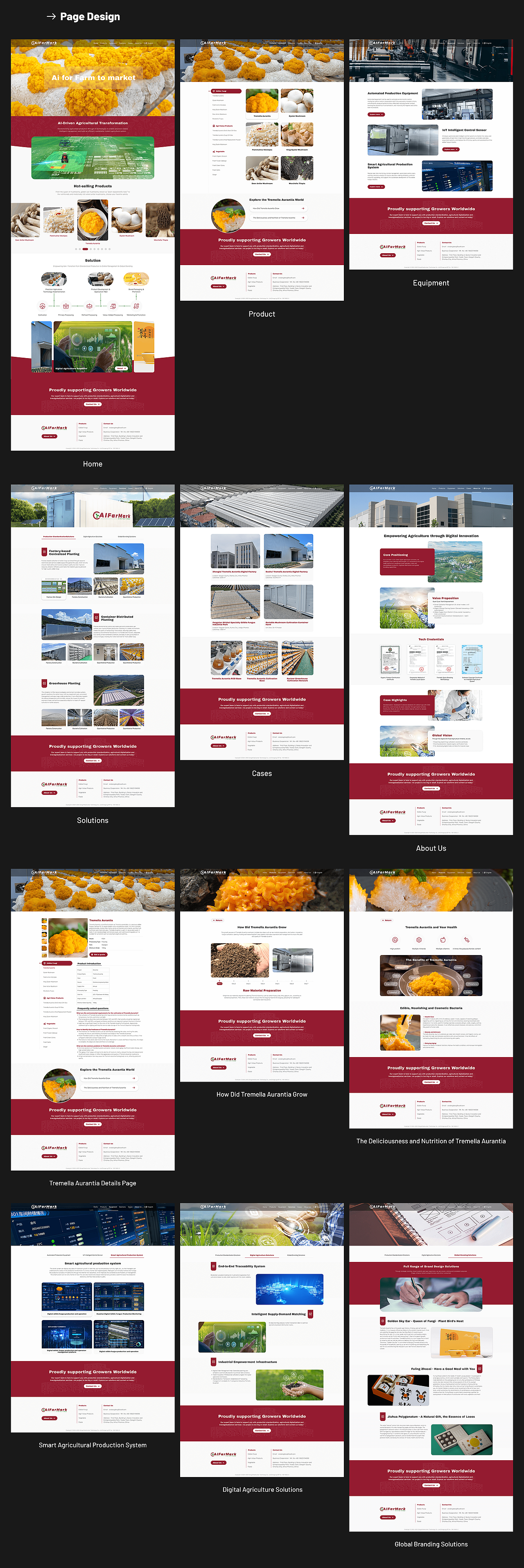 Ai Far Mark 网页设计（图ZNDAyMjU3MjQ0） - 门户网站 - 站酷设计师灵机亿动原创素材 - 站酷ZCOOL