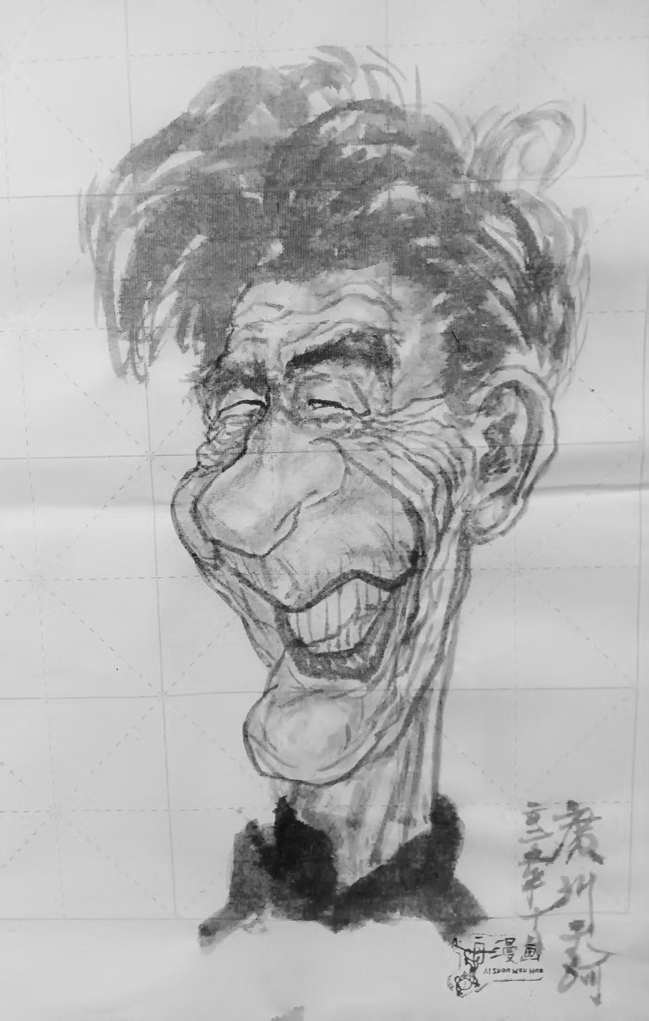 肖像漫画（图ZNDAyMjU5MDky） - 创作习作 - 站酷设计师樊鞍山原创素材 - 站酷ZCOOL