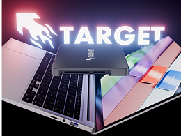 TARGET固态硬盘海报设计