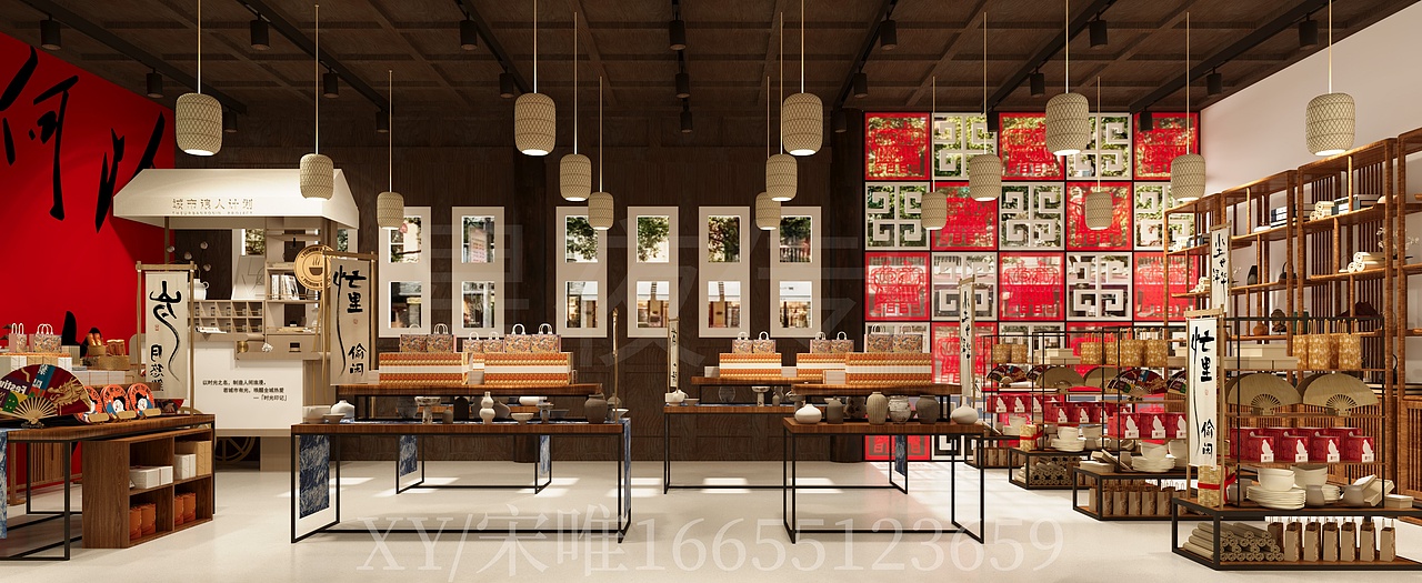 文创店（图ZNDAyMjYyNjY4） - 商业空间设计 - 站酷设计师宋唯原创素材 - 站酷ZCOOL