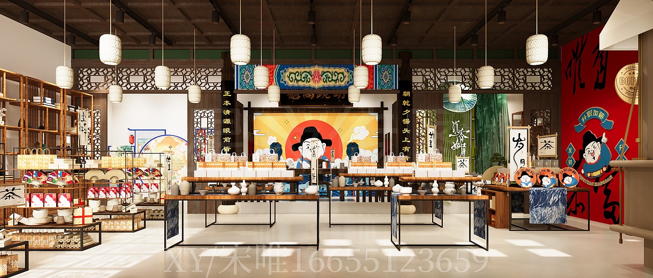 文创店（图ZNDAyMjYyNjcy） - 商业空间设计 - 站酷设计师宋唯原创素材 - 站酷ZCOOL