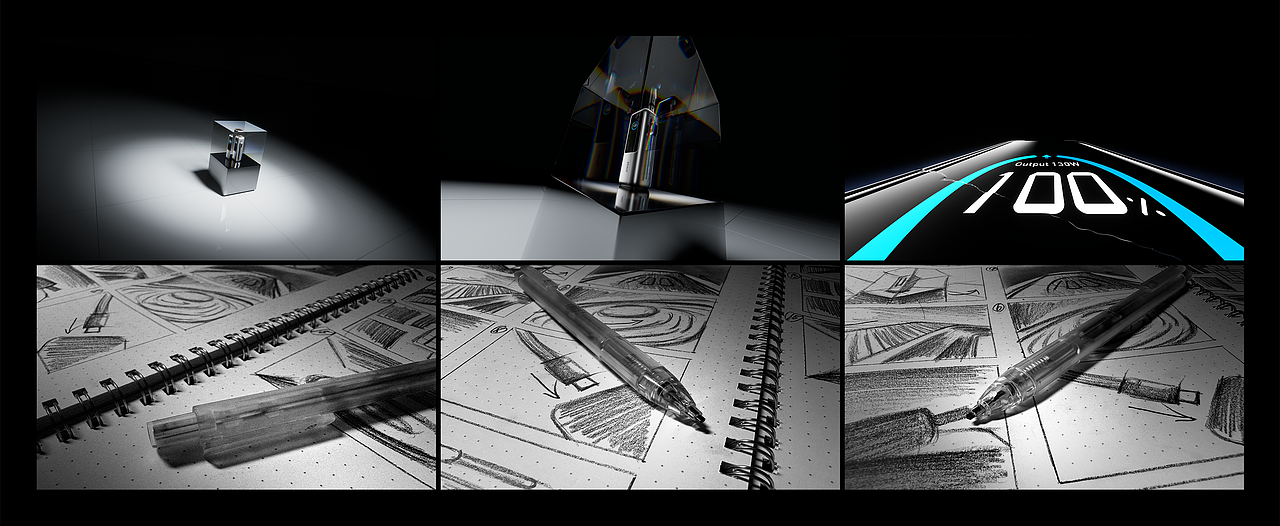 自带线充电宝CGI（图ZNDAyMjY2NTMy） - 产品 - 站酷设计师黑色魔法雄原创素材 - 站酷ZCOOL