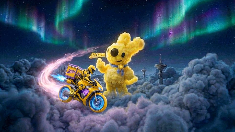 美团外卖1对1急送，一眨眼就到（图ZNDAyMjg3MzYw） - AI作品 - 站酷设计师辰火原创素材 - 站酷ZCOOL