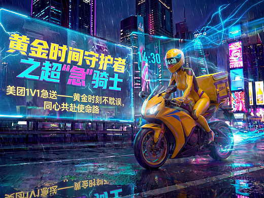 美团1V1急送：黄金时间守护者之超“急”骑士