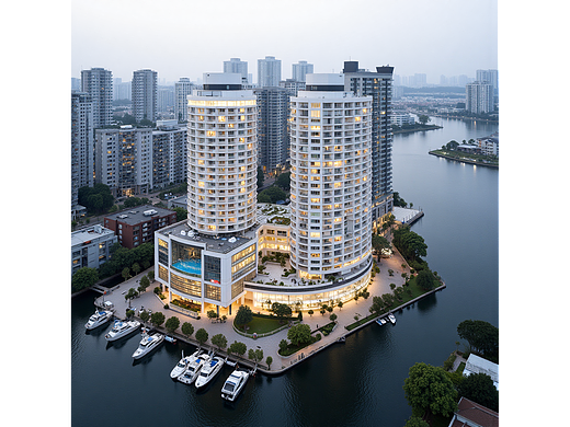 AI创意设计153-澜湾・水榭