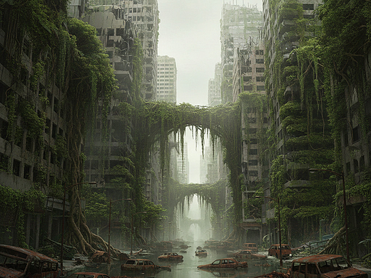 UE5：地编拉不开层次？“气氛灌注流” 3分钟渲染 3A 废土