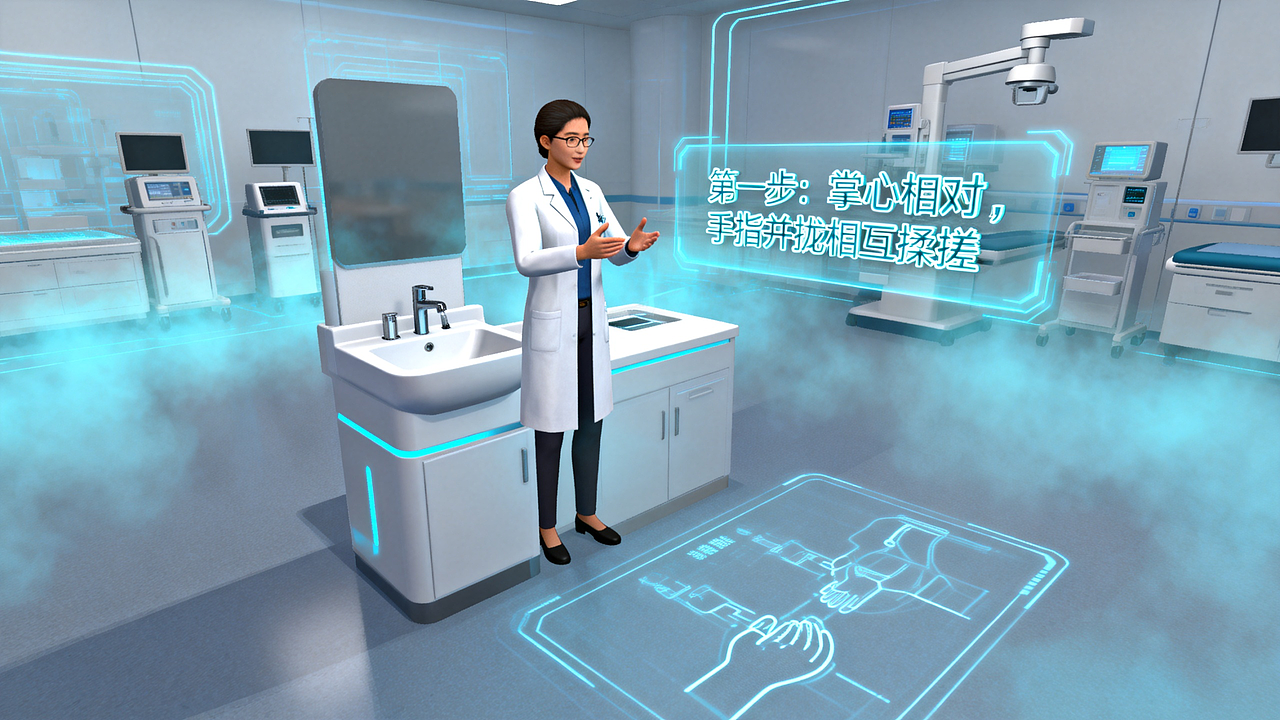 七步洗手法VR虚拟仿真教学：创新赋能健康素养提升（图ZNDAyMzA5MjAw） - 其他三维 - 站酷设计师为爱得原创素材 - 站酷ZCOOL