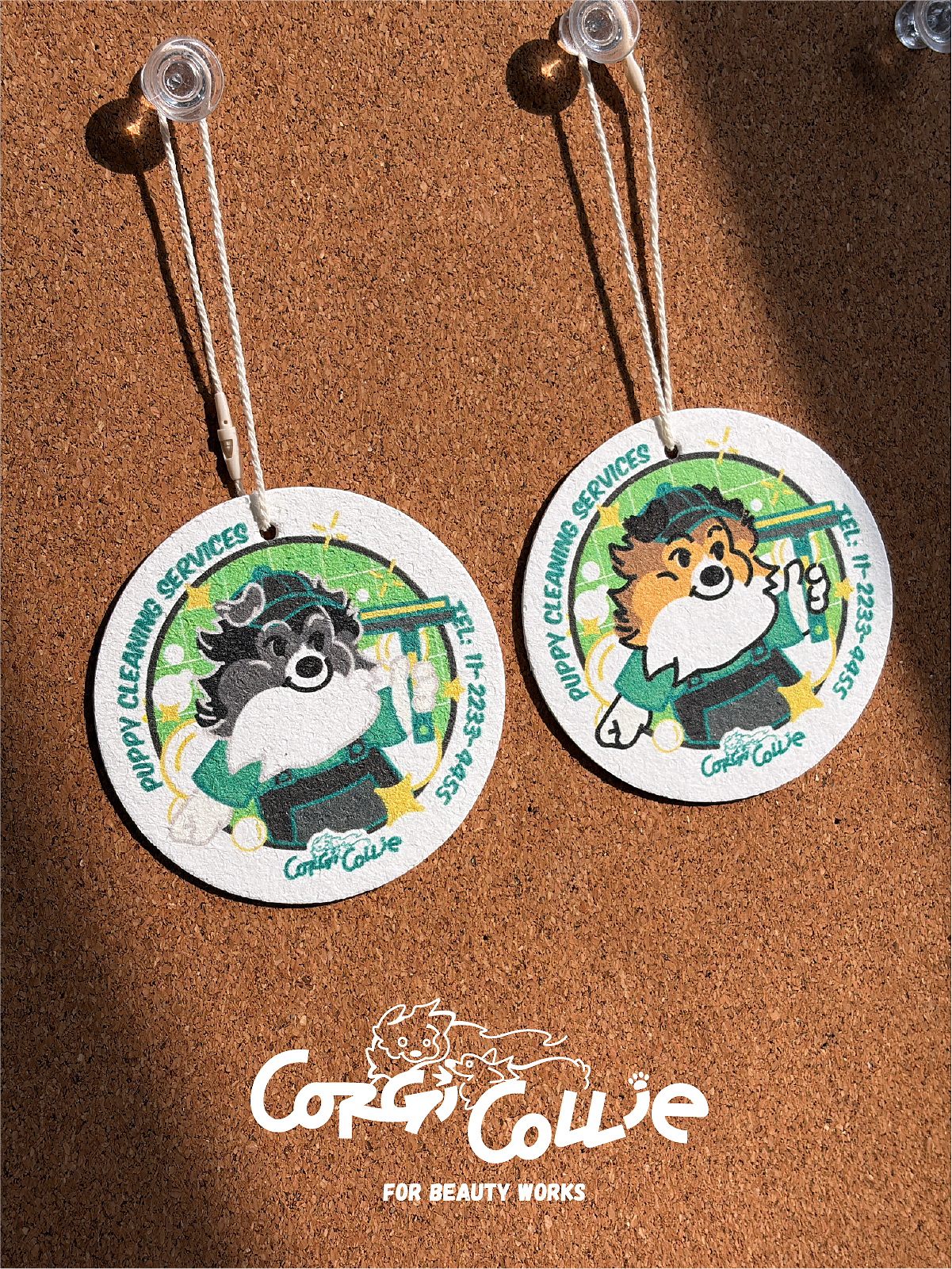 【Puppy Cleaning Services 】木浆海绵百洁擦（图ZNDAyMzA4NTU2） - 生活用品 - 站酷设计师辣辣柴原创素材 - 站酷ZCOOL